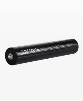 3x C-Size to 18650 Battery Adapter